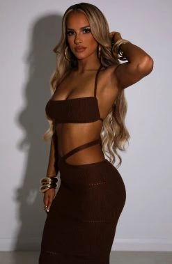 T.T Aubery Top - Chocolate NEW ARRIVALS