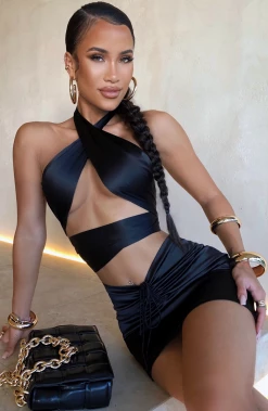 M.T BACK IN Audrey Set - Black