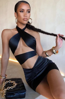 M.T BACK IN Audrey Set - Black