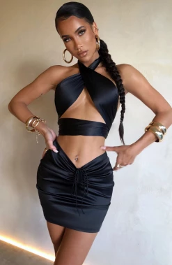 M.T BACK IN Audrey Set - Black