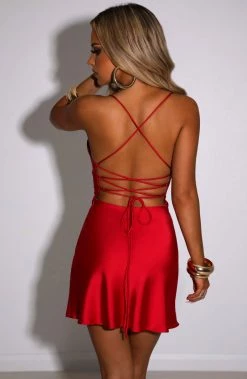 M.T Avianna Mini Dress - Red NEW ARRIVALS