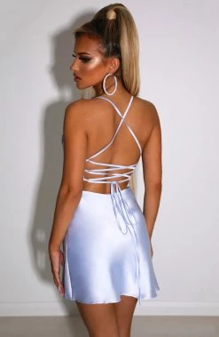 M.T Avianna Mini Dress - Baby Blue