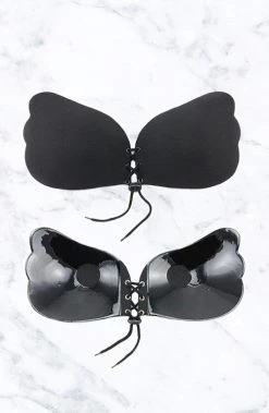 Babyboo Fashion Breast Lift Silicone Bra - Black