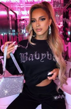 Z.Y Babyboo Diamante Jumper - Black BACK IN