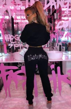 Z.Y Babyboo Diamante Jumper - Black BACK IN