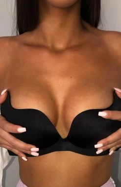 L.F NEW ARRIVALS Babyboo Stick On Bra - Black