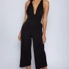 Babyboo Fashion Jumpsuits Totally Down Jumpsuit - Black