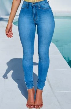 J.T CLOTHING Kyla Jeans - Light Blue