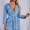 L.F Charlize Shirt Dress - Light Denim