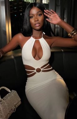 B.D Clarissa Maxi Dress - White