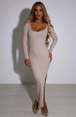 T.T Camile Maxi Dress - Beige NEW ARRIVALS