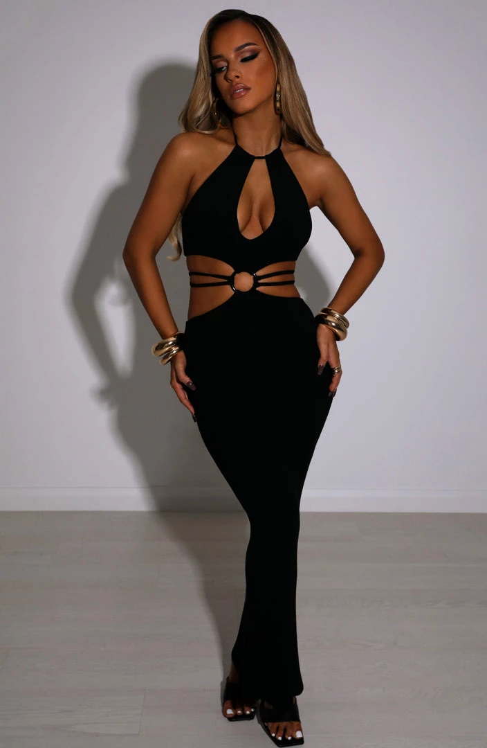 B.D NEW ARRIVALS Clarissa Maxi Dress - Black