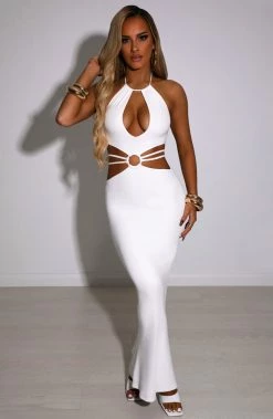 B.D Clarissa Maxi Dress - White