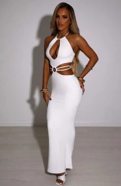 B.D Clarissa Maxi Dress - White