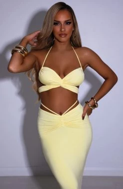 B.D Leticia Top - Lemon