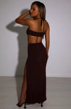 L.F Mariana Maxi Skirt - Chocolate NEW ARRIVALS