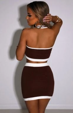 R.F Cara Crop - Chocolate