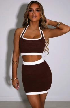 R.F Cara Crop - Chocolate