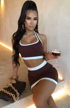 R.F Cara Crop - Chocolate