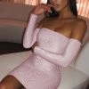 L.F Carla Dress - Pink Sparkle Pink Dresses