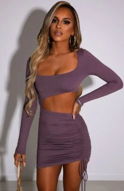 L.F Cartier Mini Dress - Chocolate