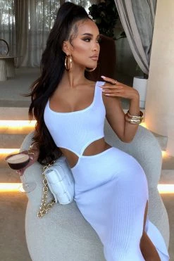 T.T Catrina Midi Dress - White NEW ARRIVALS