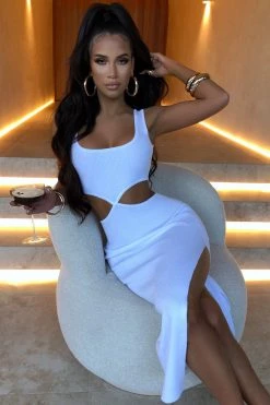 T.T Catrina Midi Dress - White NEW ARRIVALS