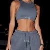 S.L Jae Luxe Crop - Charcoal NEW ARRIVALS