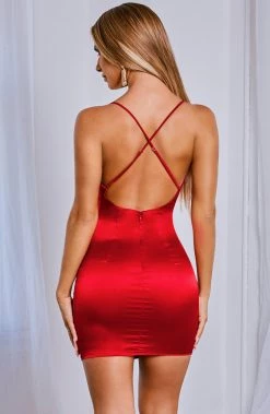 C.F Cleo Mini Dress - Red NEW ARRIVALS