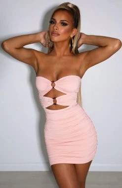 L.F BACK IN Coco Mini Dress - Blush