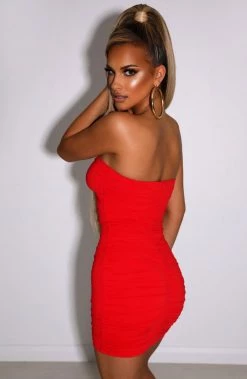 L.F NEW ARRIVALS Coco Mini Dress - Red