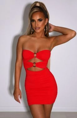 L.F NEW ARRIVALS Coco Mini Dress - Red