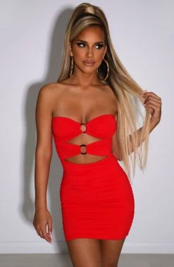 L.F NEW ARRIVALS Coco Mini Dress - Red