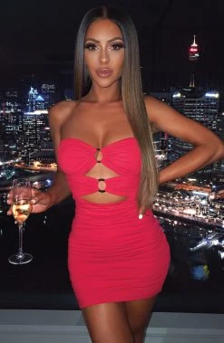 L.F NEW ARRIVALS Coco Mini Dress - Red