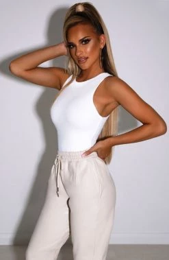 L.F NEW ARRIVALS Diana Bodysuit - White