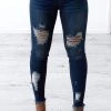 W.K Davina Jeans - Dark Denim BACK IN
