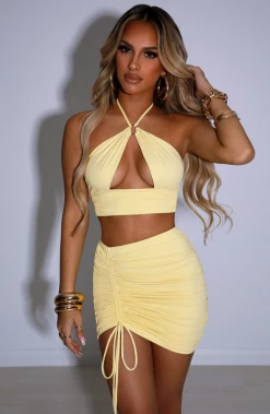 M.T Desiree Top - Lemon