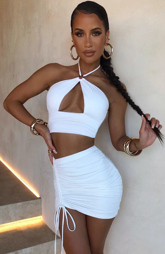 M.T Desiree Top - White