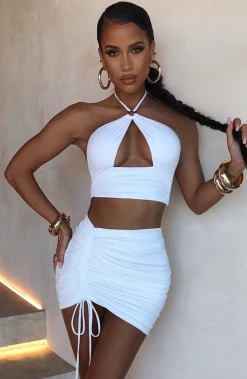 M.T Desiree Top - White