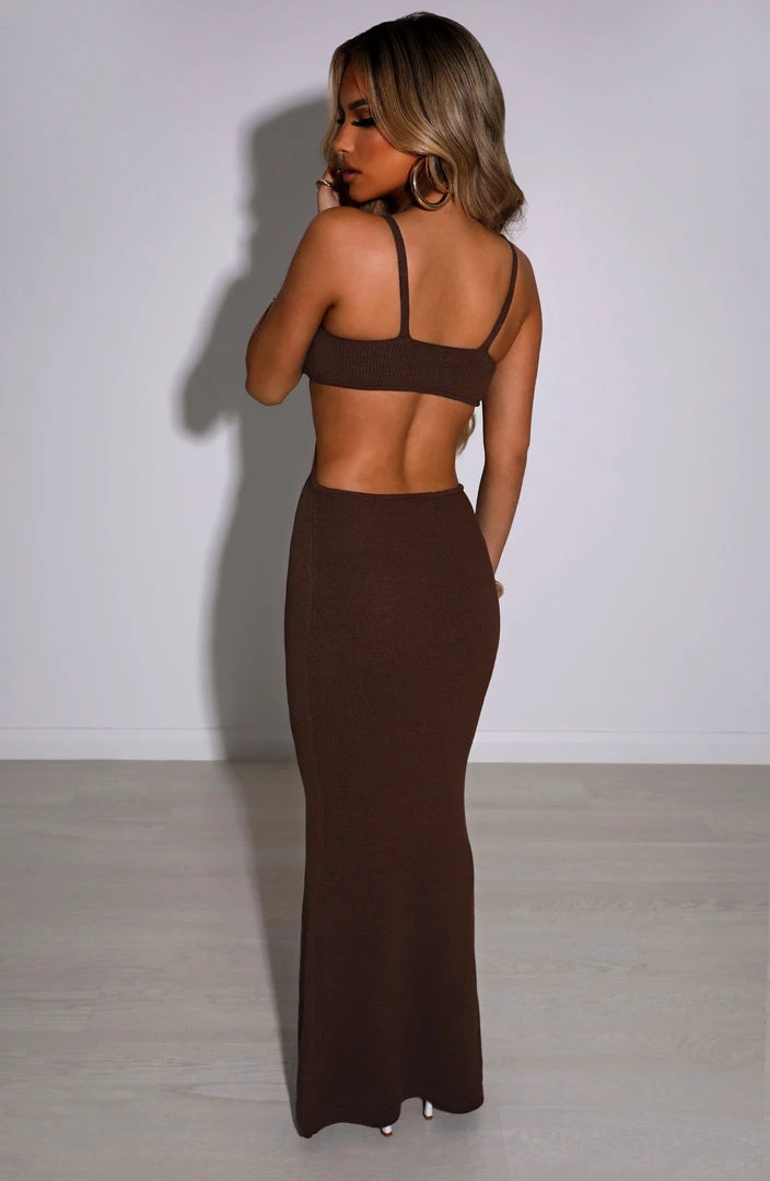 T.T Elianna Maxi Dress - Chocolate