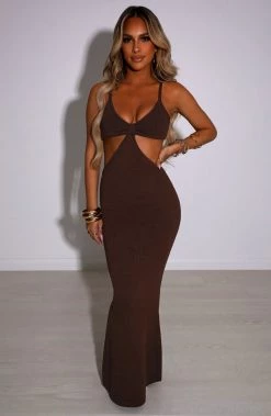 T.T Elianna Maxi Dress - Chocolate