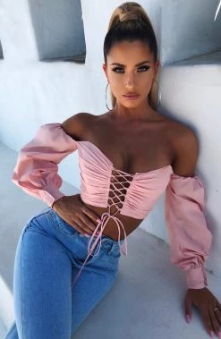 L.F Ella Top - Baby Pink NEW ARRIVALS