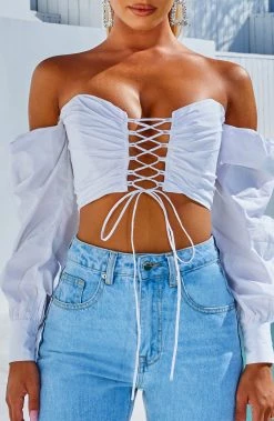 L.F Ella Top - White NEW ARRIVALS