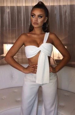 C.F Elle Top - White BACK IN