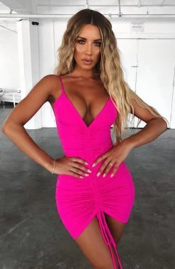 L.F Dresses Essa Dress - Hot Pink