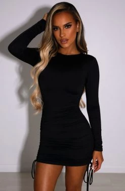 L.F NEW ARRIVALS Essence Mini Dress - Black