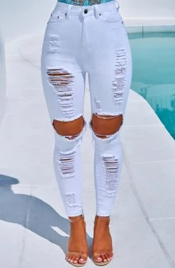 W.K Shani Grimmond X Babyboo - Feelin It Jeans - White