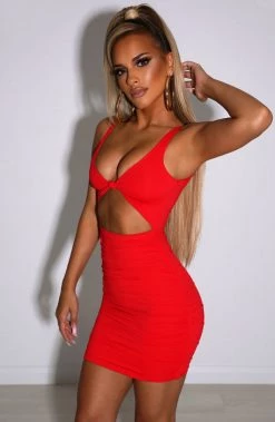 L.F NEW ARRIVALS Gia Mini Dress - Red