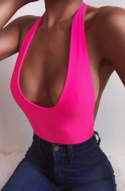 L.F Naomi Bodysuit - Hot Pink NEW ARRIVALS