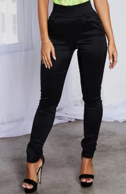 A.G Heartbeat Pants - Black Shine NEW ARRIVALS